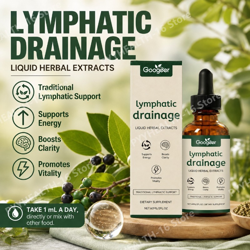 Herbal Wellness Formula - Lymphatic Wellness Herbal Drops with Red