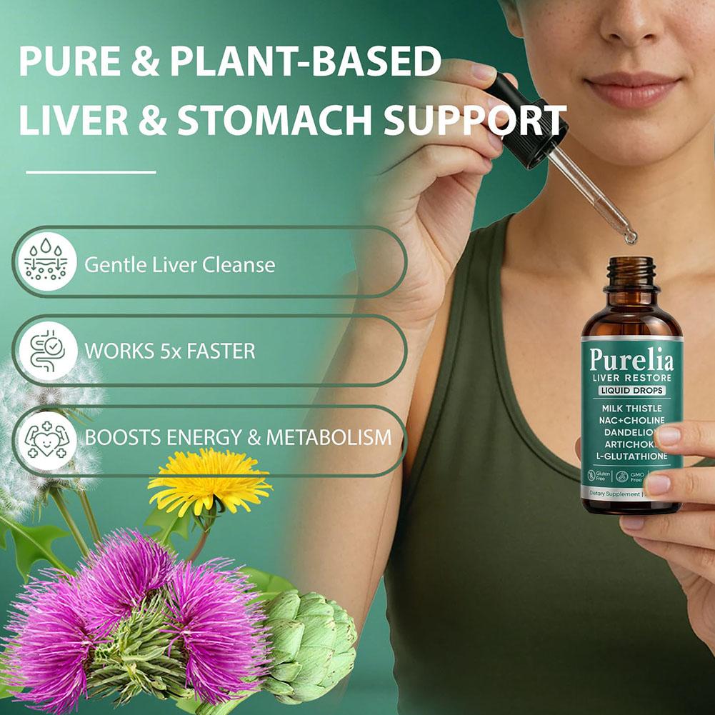 Purelia Liver Restore Liquid D - Herbal Wellness Formula recension och pris