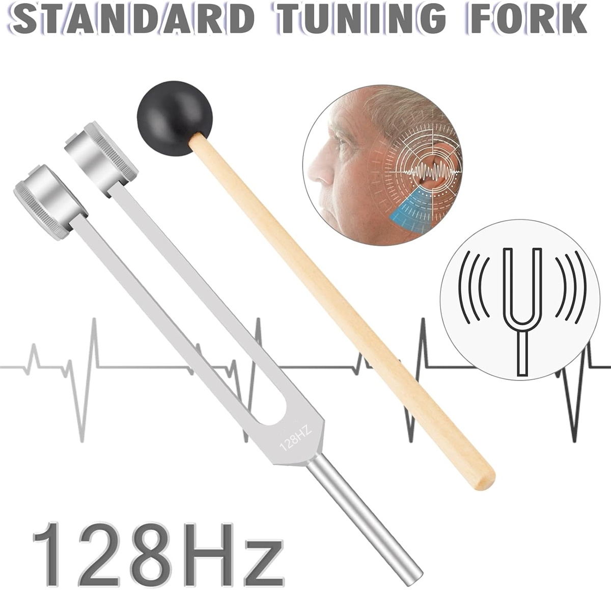 Miwayer 128Hz Tuning Fork: For - Healing Wellness recension och pris