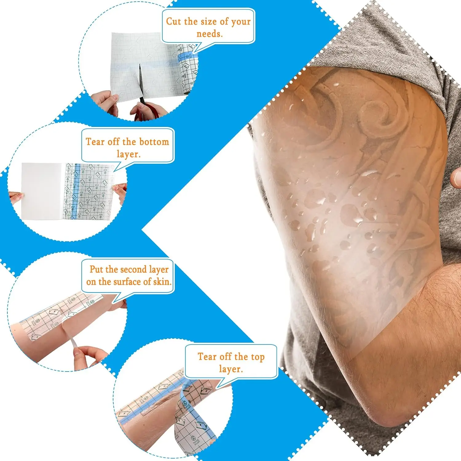 10/5/2M Tattoo Aftercare Banda - Healing Wellness recension och pris