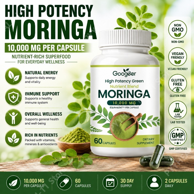Premium Moringa Supplement wit - Herbal Wellness Formula recension och pris