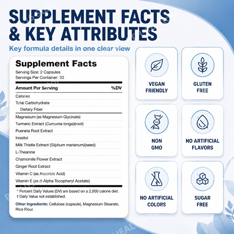 Liver Wellness Support Capsule - Herbal Wellness Formula recension och pris