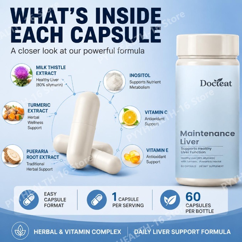 Liver Wellness Support Capsule - Herbal Wellness Formula recension och pris