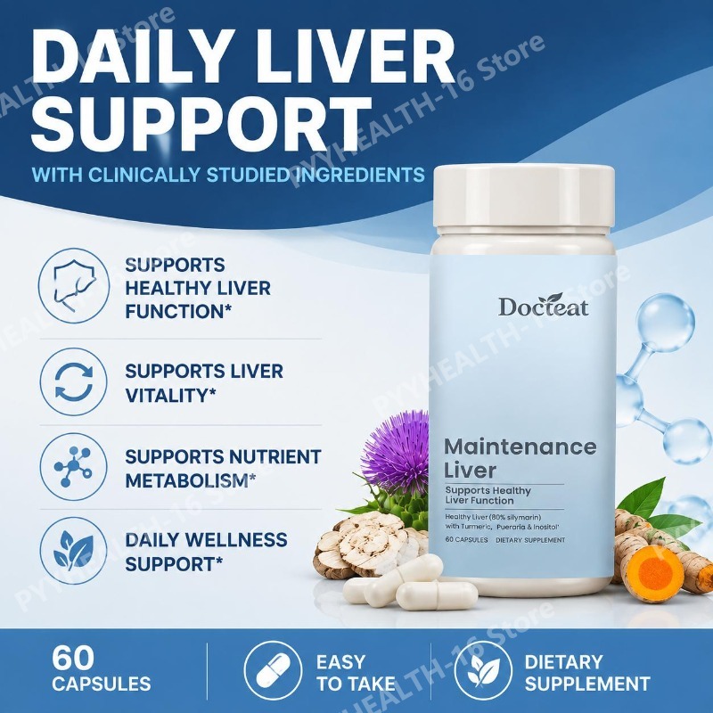 Liver Wellness Support Capsule - Herbal Wellness Formula recension och pris