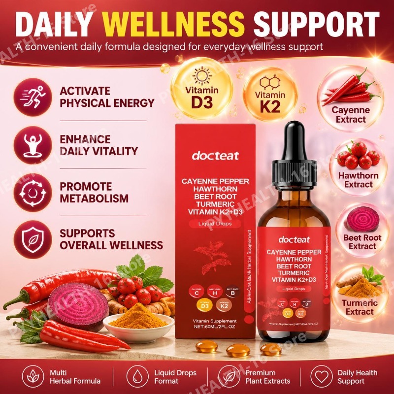 Docteat Vitamin K2+D3 Liquid D - Herbal Wellness Formula recension och pris
